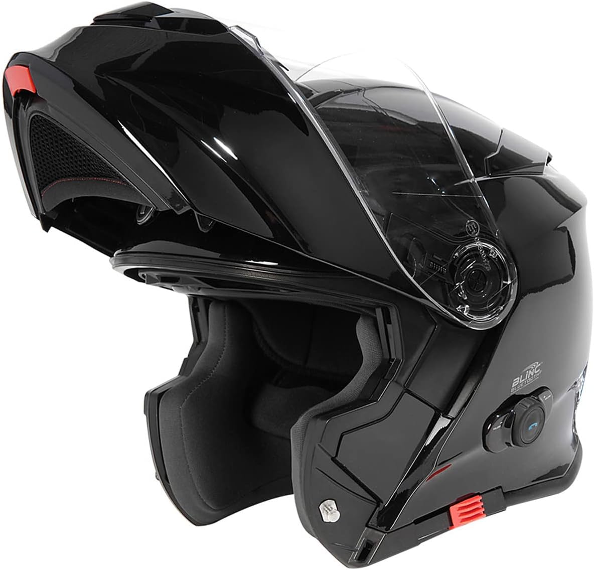TORC T28B Helmet with Chin Bar Raised