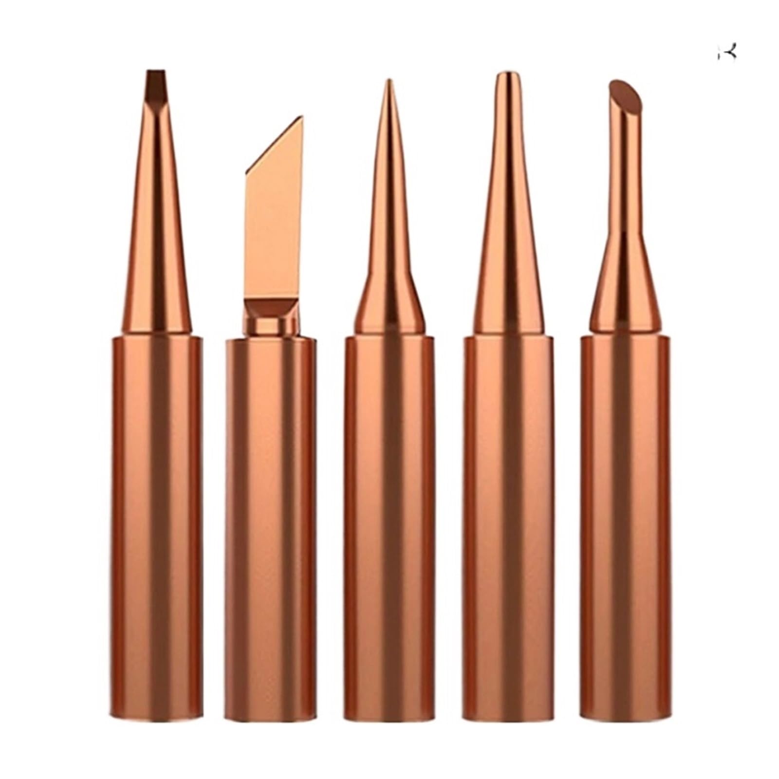 Pjfcewfdgx 5Pcs-B 5/6Pcs 900M-T Copper Lead-Free Solder Tips Set For Welding(5Pcs-B)