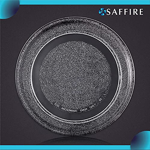 Saffire 9.6 / 24.5Cm Small Glass Microwave Plate - Flat Bottom Plate (1) #TOP5