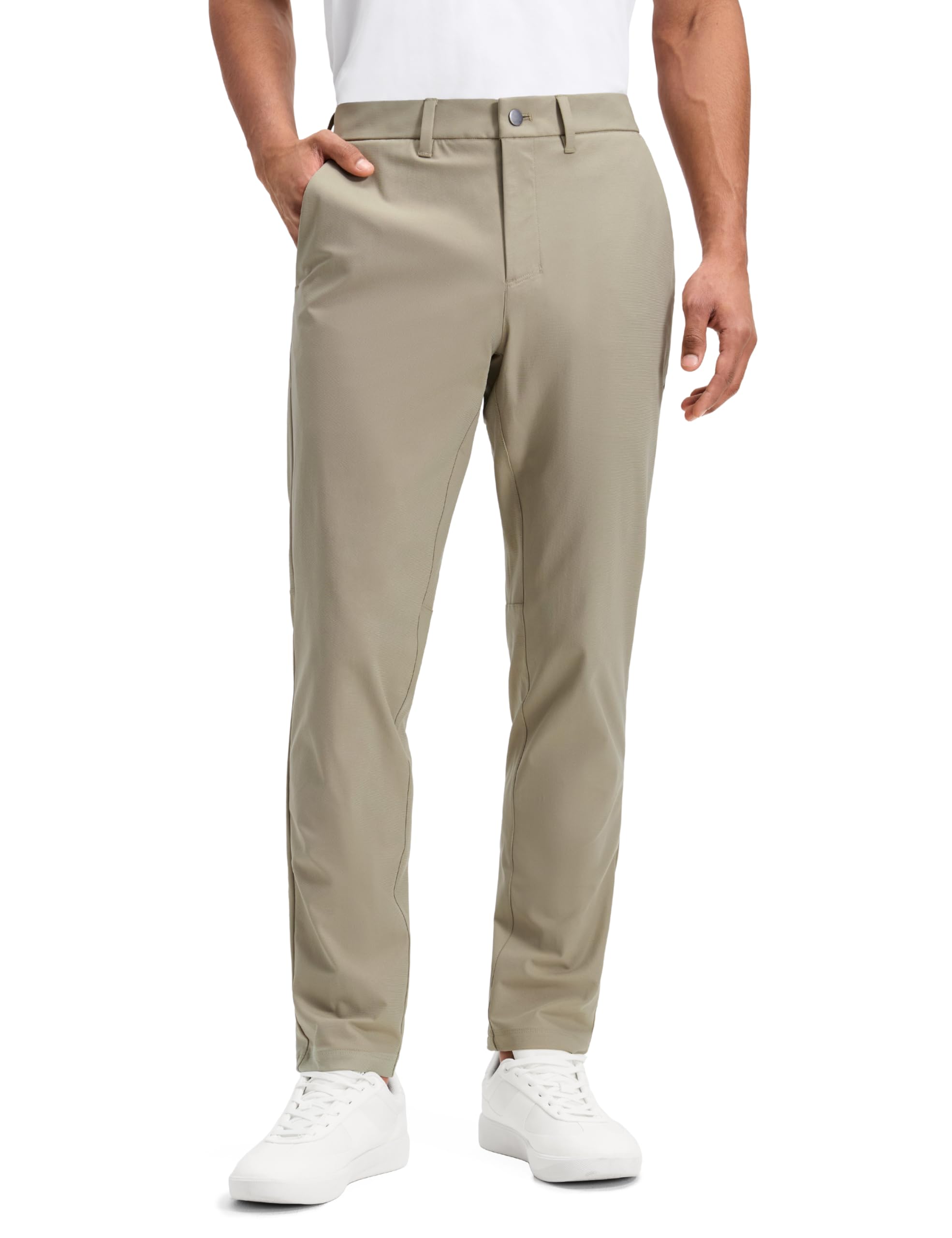CRZ YOGA Pantaloni da Golf da Uomo Comodi Leggeri Asciugatura Rapida Traspiranti Elasticizzati con Tasche - 76/81/86cm