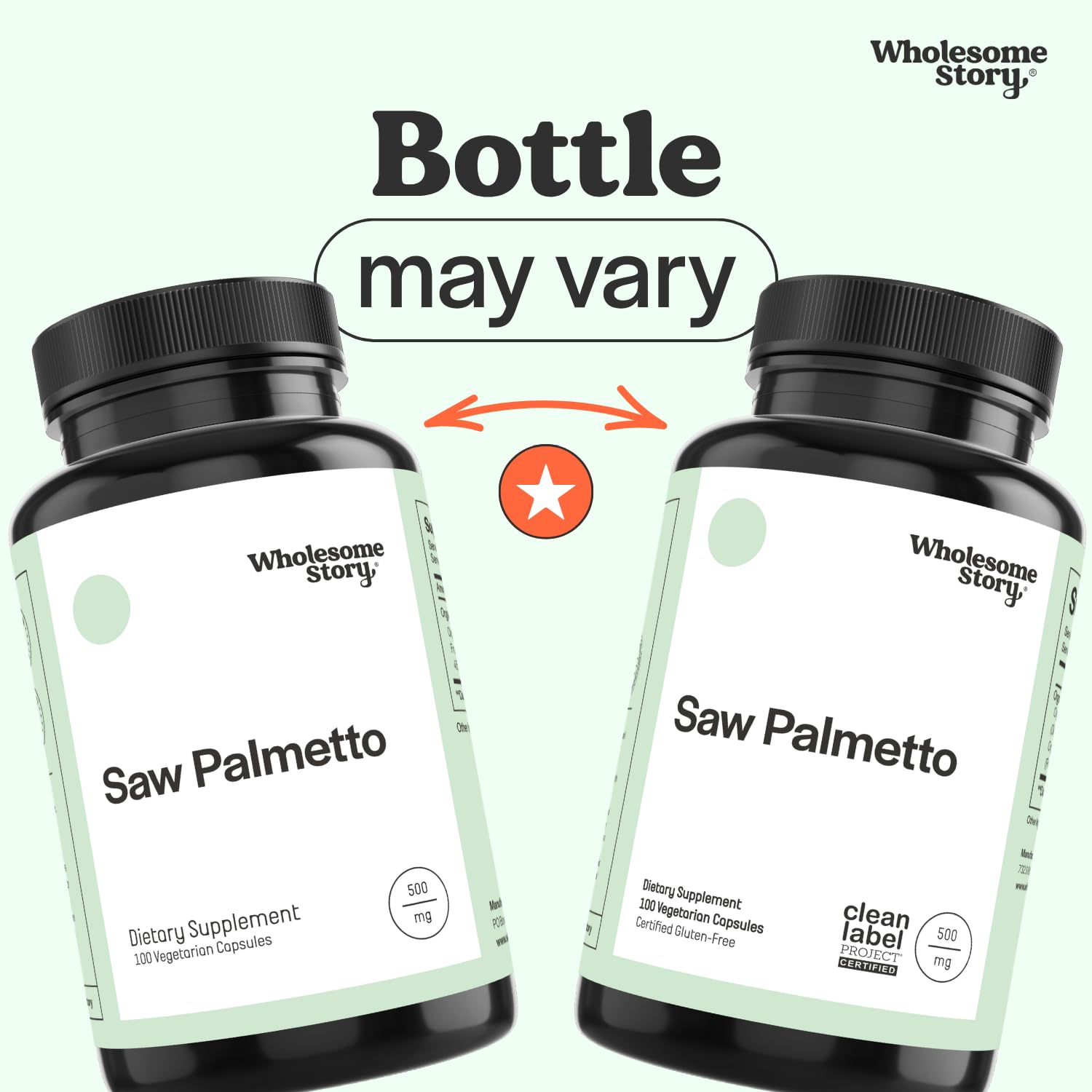 Saw Palmetto for Men and Women | Saw Palmetto Extract & Powder Blend | Hormonal Balance, Urinary Health & Androgen Support | Support Hair, Skin, and Nail Health | 500mg Capsules | 100 Day Supply — Amazon image 2