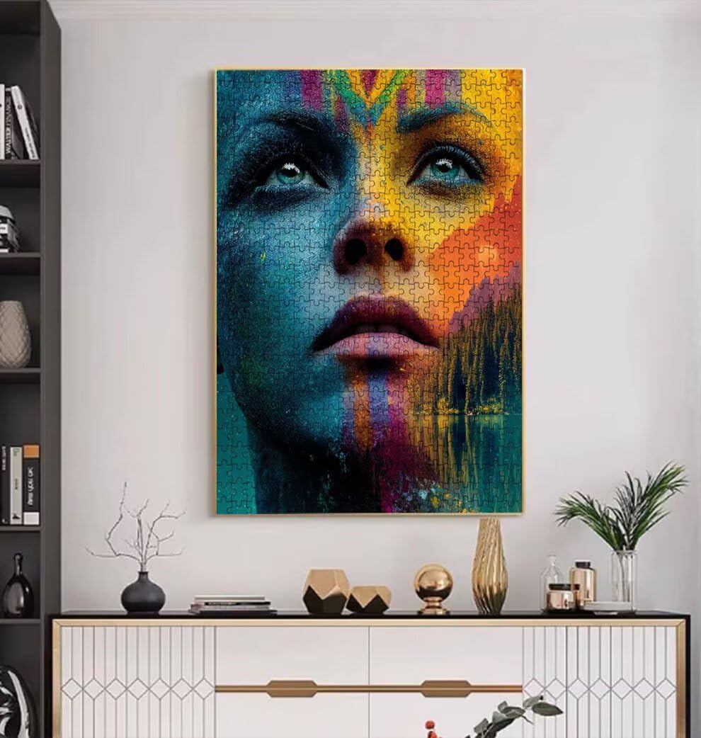 Kobiety Są Abstrakcyjne, Klasyczne Puzzle 6000 Sztuk Dorosłych BLQSBGA7-366 | Wyzwanie Zagadki, Gry Logiczne Cała Rodzina, Stres, Wystrój Domu Miłośnicy Puzzle
