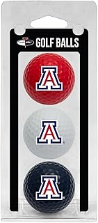 Team Golf NCAA Regulation Size Golf Balls, 3 Pack, Full Color Durable Team Imprint