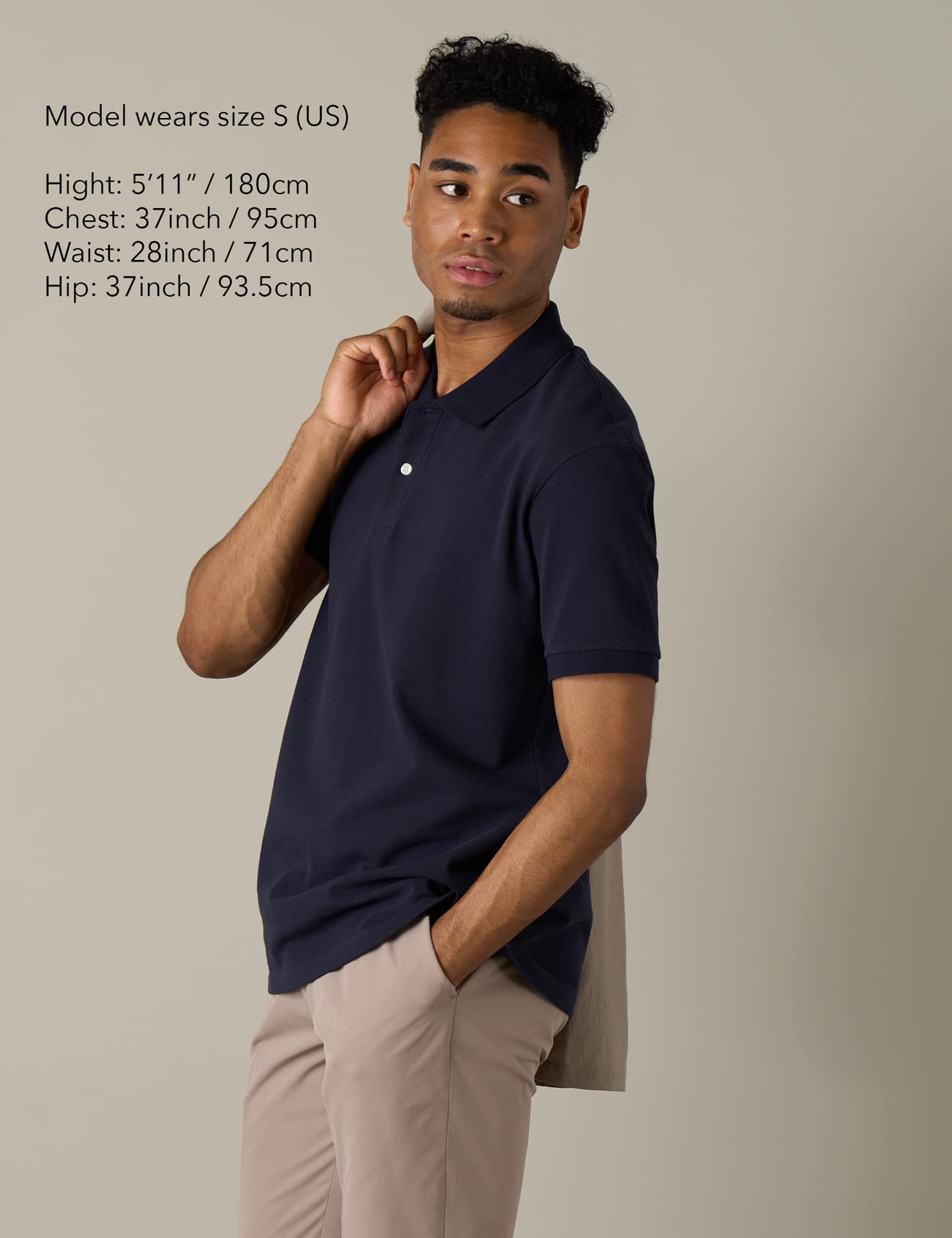 LAPASA Polo da Uomo 100% Cotone piqué Manica Corta vestibilità Classica Primavera/Estate