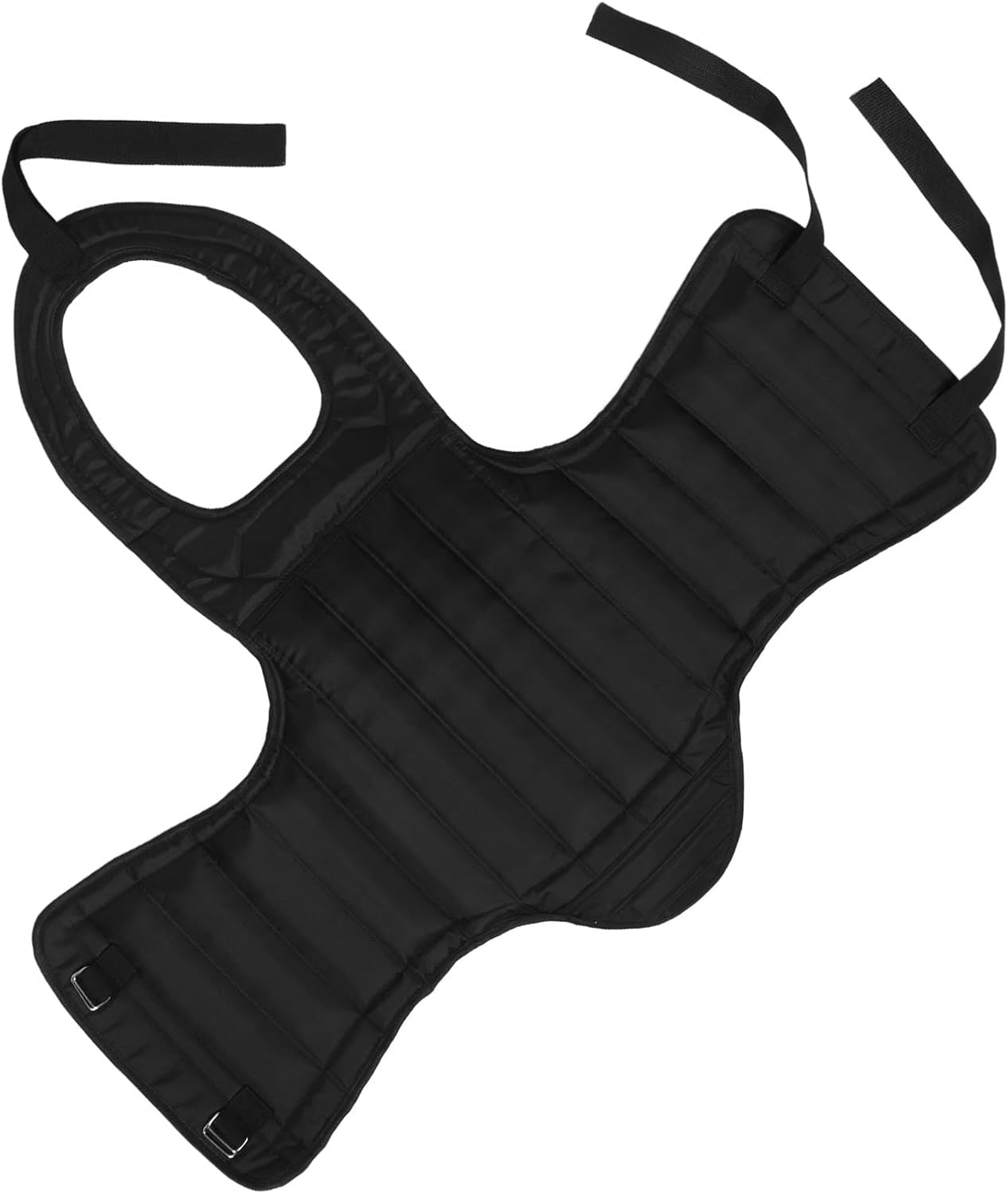 BESPORTBLE Boxing Chest Guard and Chest Protection Guard, Black Adult Size, Breathable Portable Impact Protection for Martial Arts, MMA, Sparring, and Combat Training