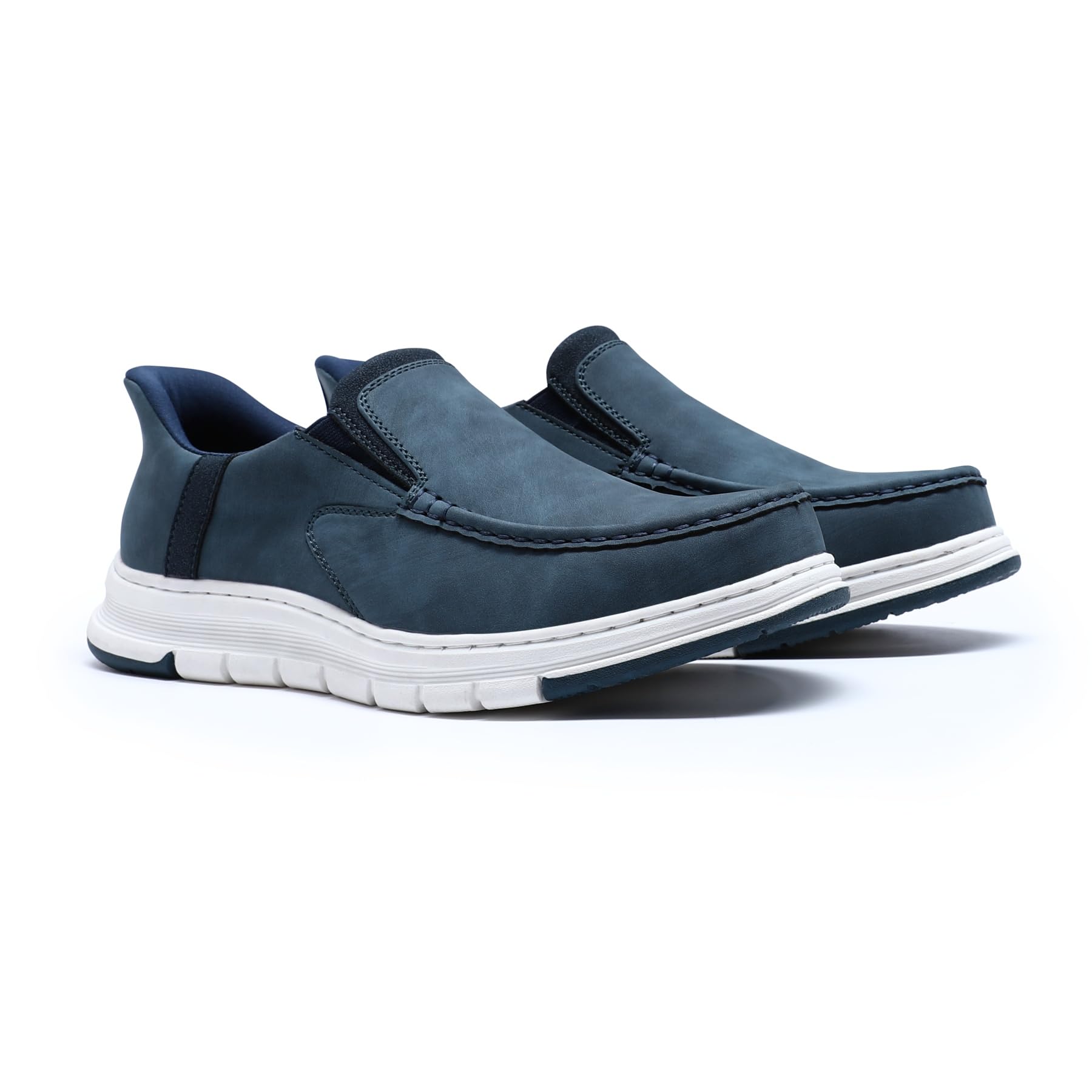 Allthemen Scarpe Uomo Slip-On Casual Leggere Mocassini da Guida Elastico Classic Loafers Barca