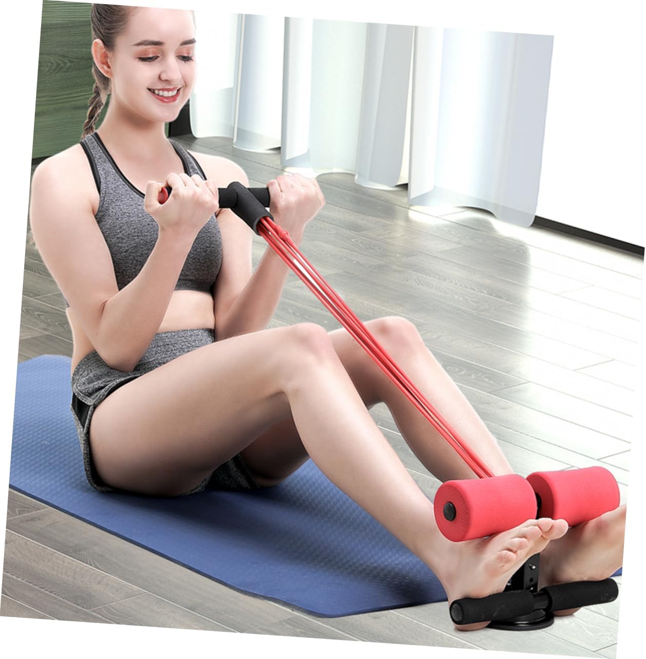 Leg Muscle Training Tool Abdominal Muscle Exercise Sit up Body Stretching Training Stick Exercise