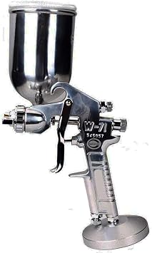 High Performance W71-G HVLP Gravity Feed Spray Gun Nozzle Size 1.0mm, Silver