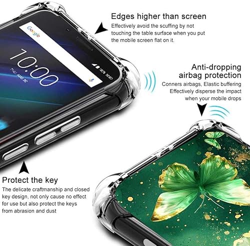 Miniatura 7 de Funda para Moto One 5G Ace, funda Moto G 5G, TPU delgada y flexible para niñas y mujeres, bolsa de aire, absorción de golpes, goma suave, funda de