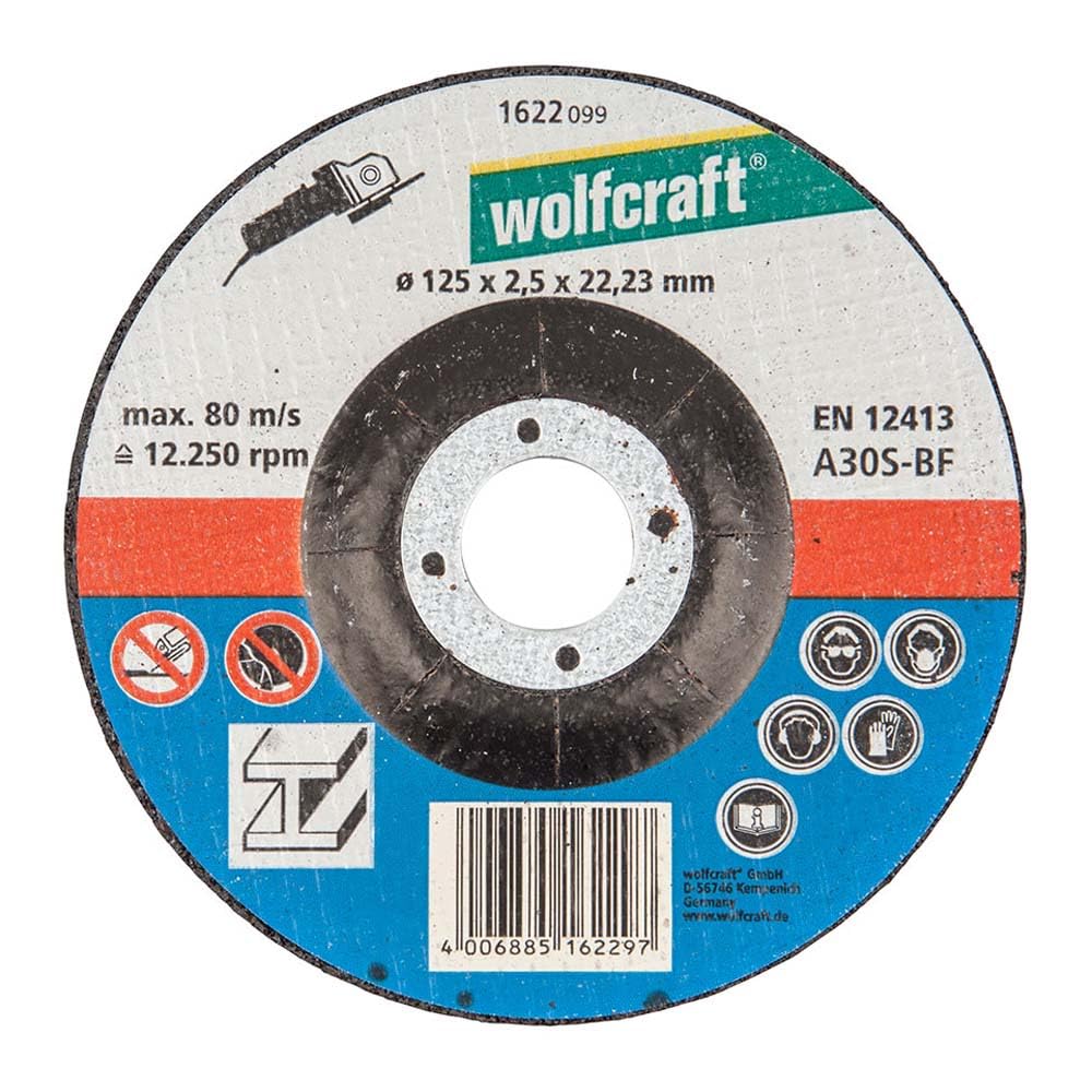 wolfcraft Cutting Disc for Metal, depressed centre I 1622099
