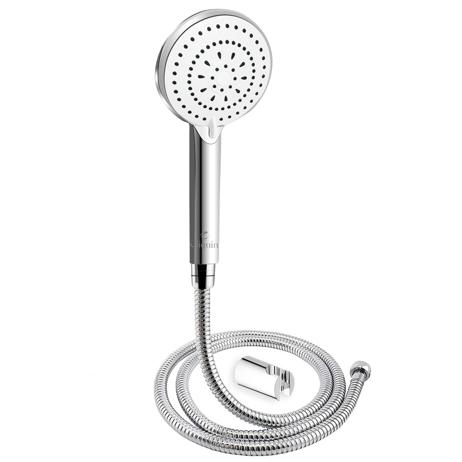 Cliquin KSHS2311 ABS Hand Shower 5 Flow with SS304 Grade 1.5 Meter Flexible Hose Pipe and Wall