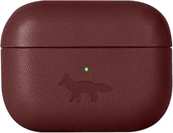 AirPods pro2 MAISON KITSUNÉ ケース付き　美品 Amazon | MAISON KITSUNE PROFILE FOX Leather Case for AIRPODS PRO