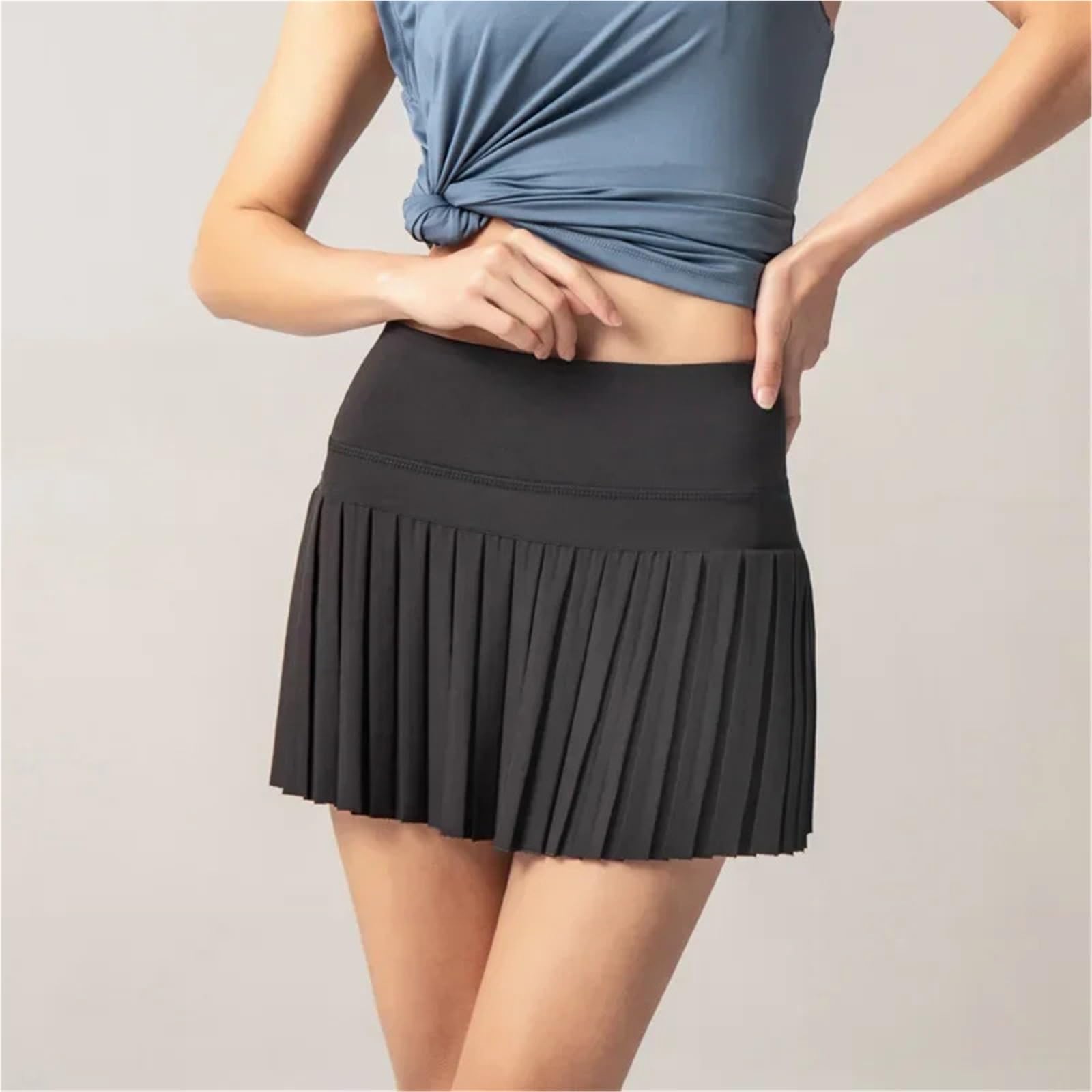 Falda pantalón de Tenis Suave con Bolsillo Deportiva for Mujer atlética Transpirable para Mujer