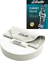 Vista 9 de Libretto Kit de hisopo de limpieza para clarinete – Hisopo de microfibra con forma de lágrima azul y grasa de corcho de 0.16 onzas