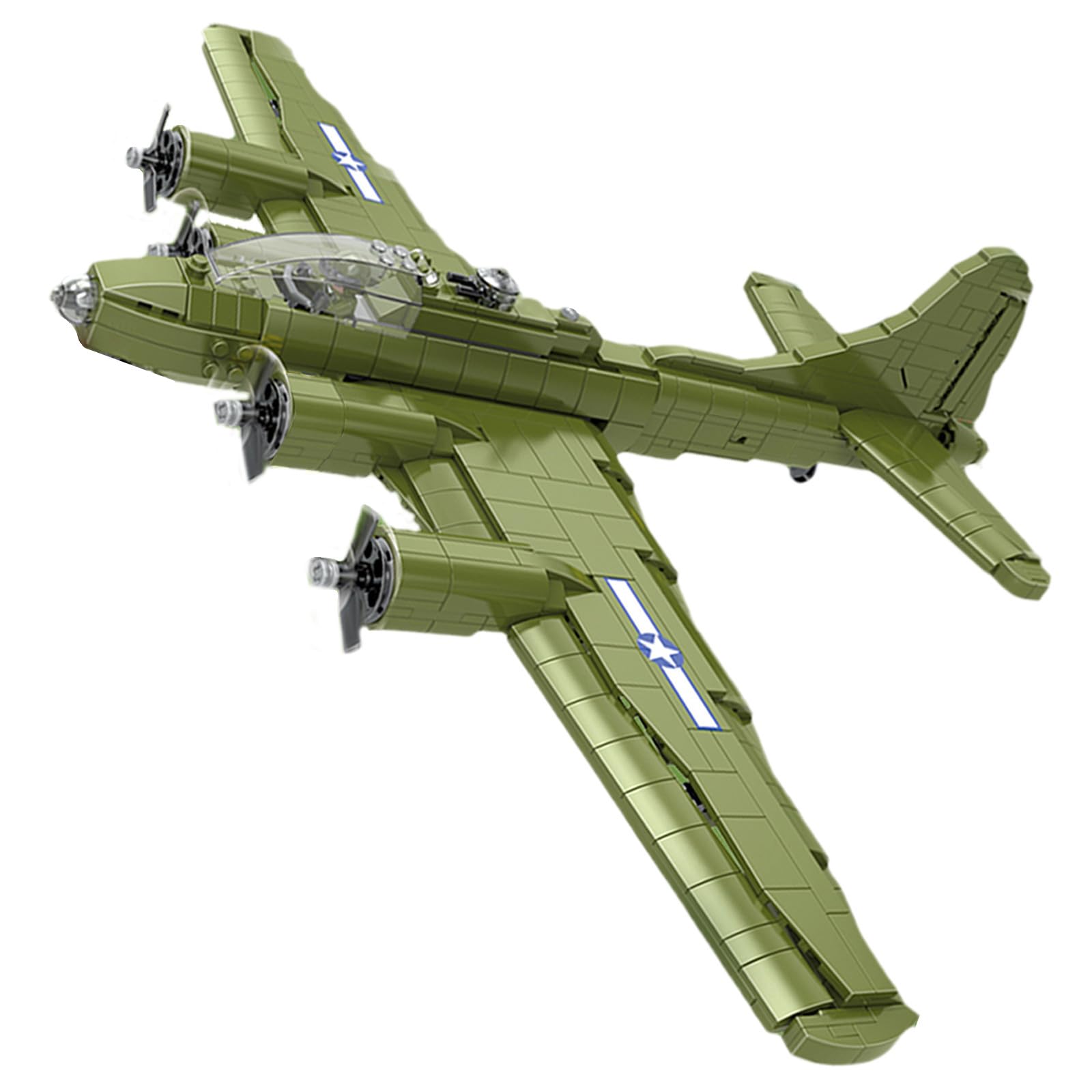 Amazon.co.jp: Feleph B-17 爆撃機フライングフォートレス航空機モデル