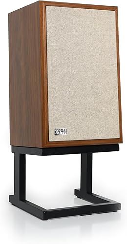 Miniatura 9 de KLH Modelo Tres - Altavoz de estantería de 2 vías de 8 pulgadas con suspensión acústica - Cada uno (Caoba de África Occidental) Mahogany,Negro