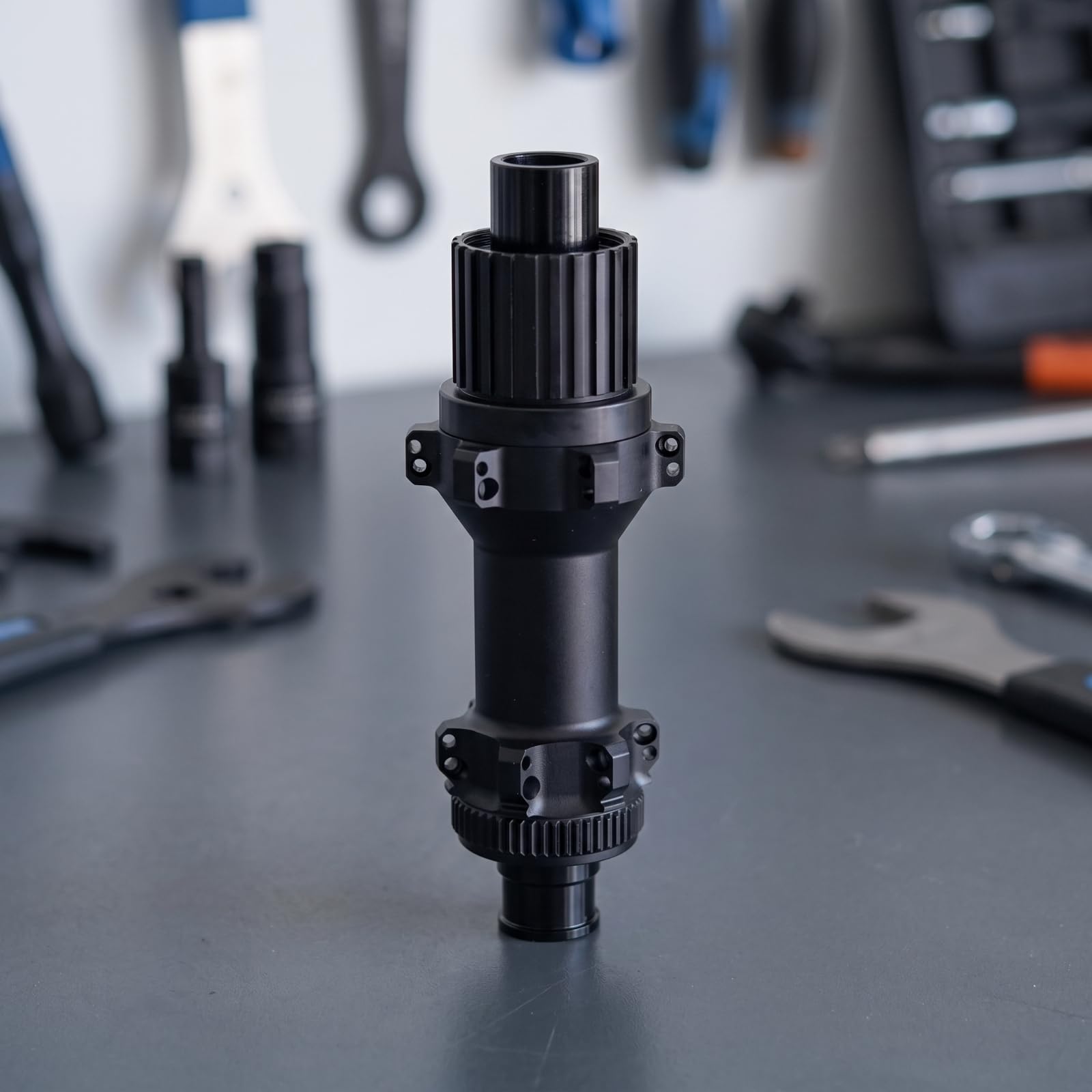 perfk Buje de Rueda de Bicicleta Buje Bicicleta Buje Delantero Buje Trasero Rueda Bicicleta con Recto y Distribución de Tensión Uniforme Adecuado para, 100mm Delantero, 142mm Trasero, Style to 1