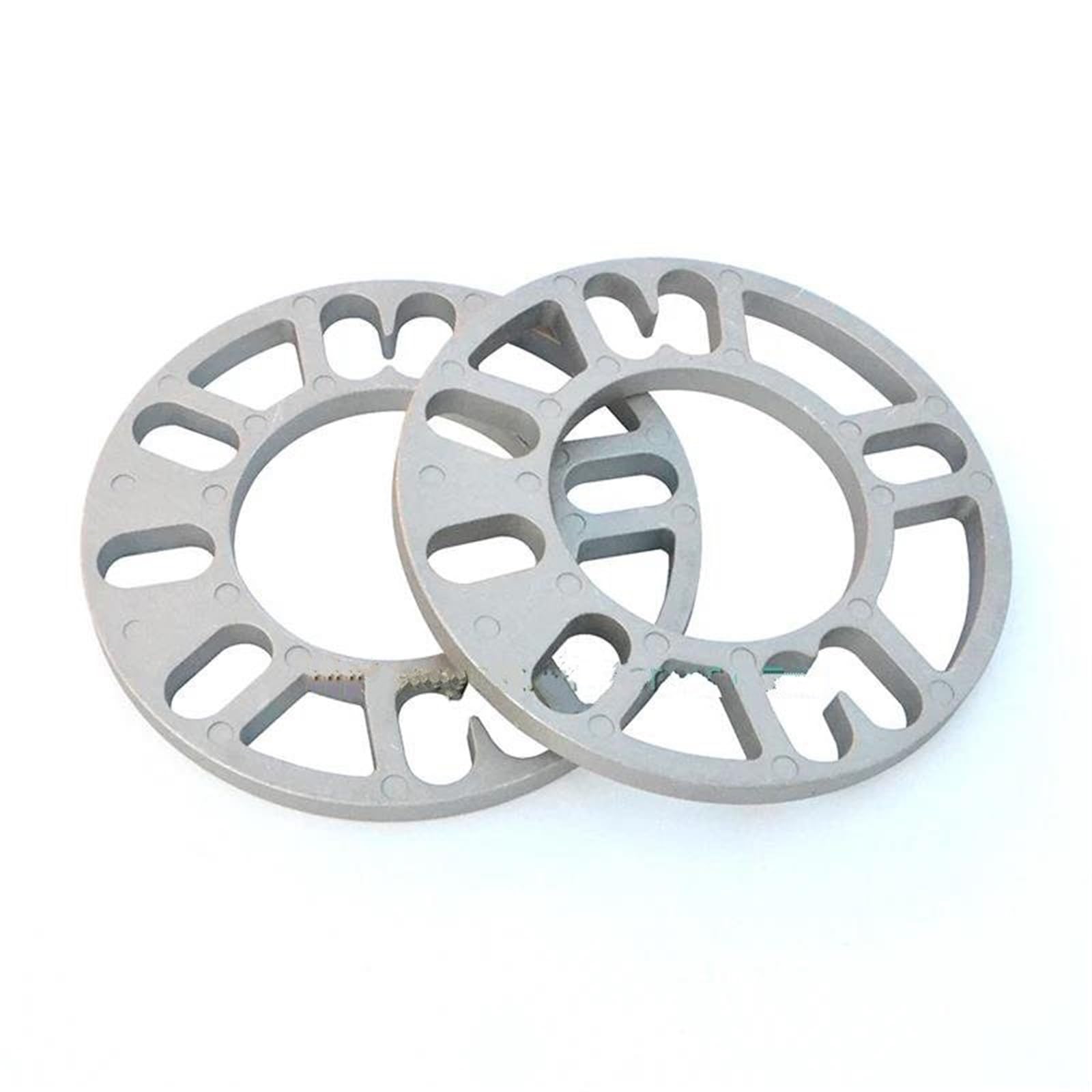 Separadores Ruedas Buje 2 Uds 3/5/8/10mm 4x100 4x108 4x114,3 5x100 5x105 5x108 5x112 5x114,3 5x120 Aluminio ET Cuñas Ajuste Espaciadores Rueda Coche(5mm)