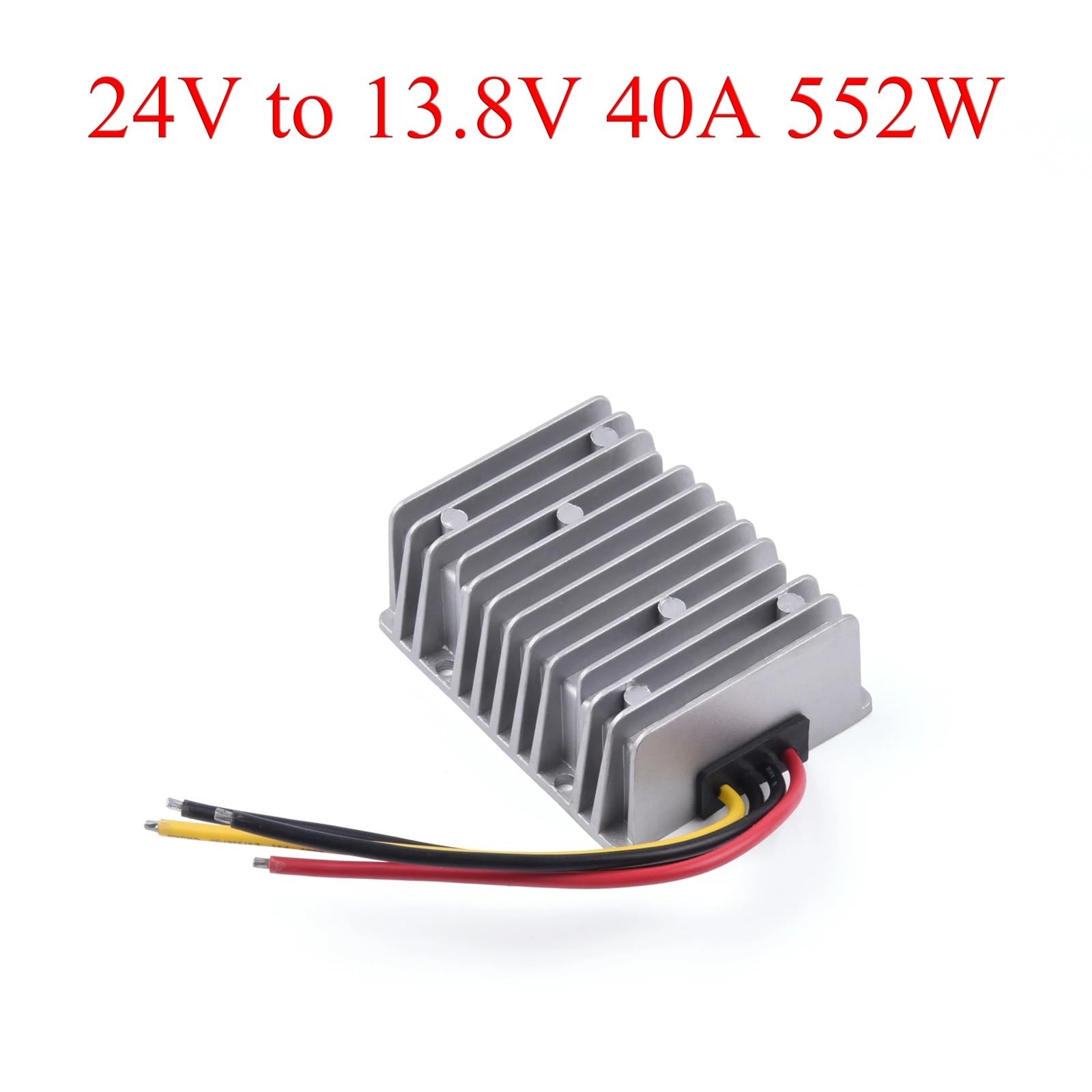 1pcs 24V to 12V/13.8V DC Power Converter 30A 40A Auto Buck Regulator Reducer Step-Down Voltage Power Supply Module For Car(40A(24V-13.8V 552W))