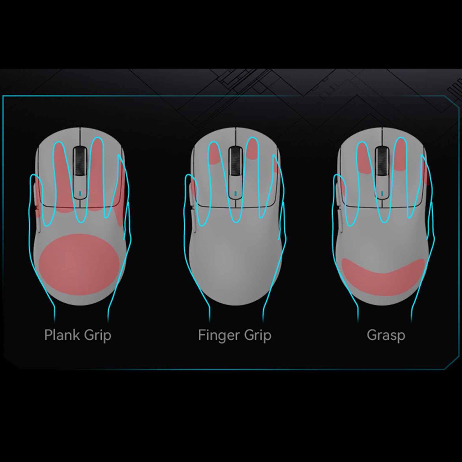 Attack SharkX3 Mouse 2 4 GHz Wireless 3 modalità per giochi sportivi elettronici mouse 2 4 GHz + BT5.2 + Type-C