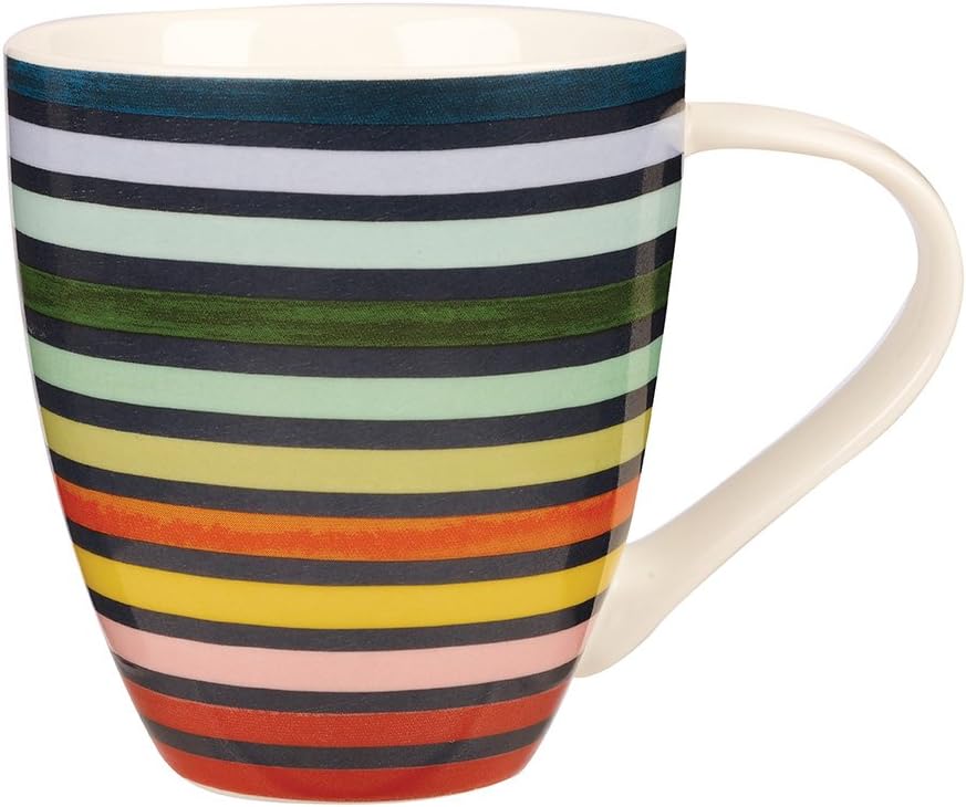 Collier Campbell Crush Mug FLORESTA Stripe, Ceramic, Multi-Colour, 29.7 x 22.6 x 13 cm