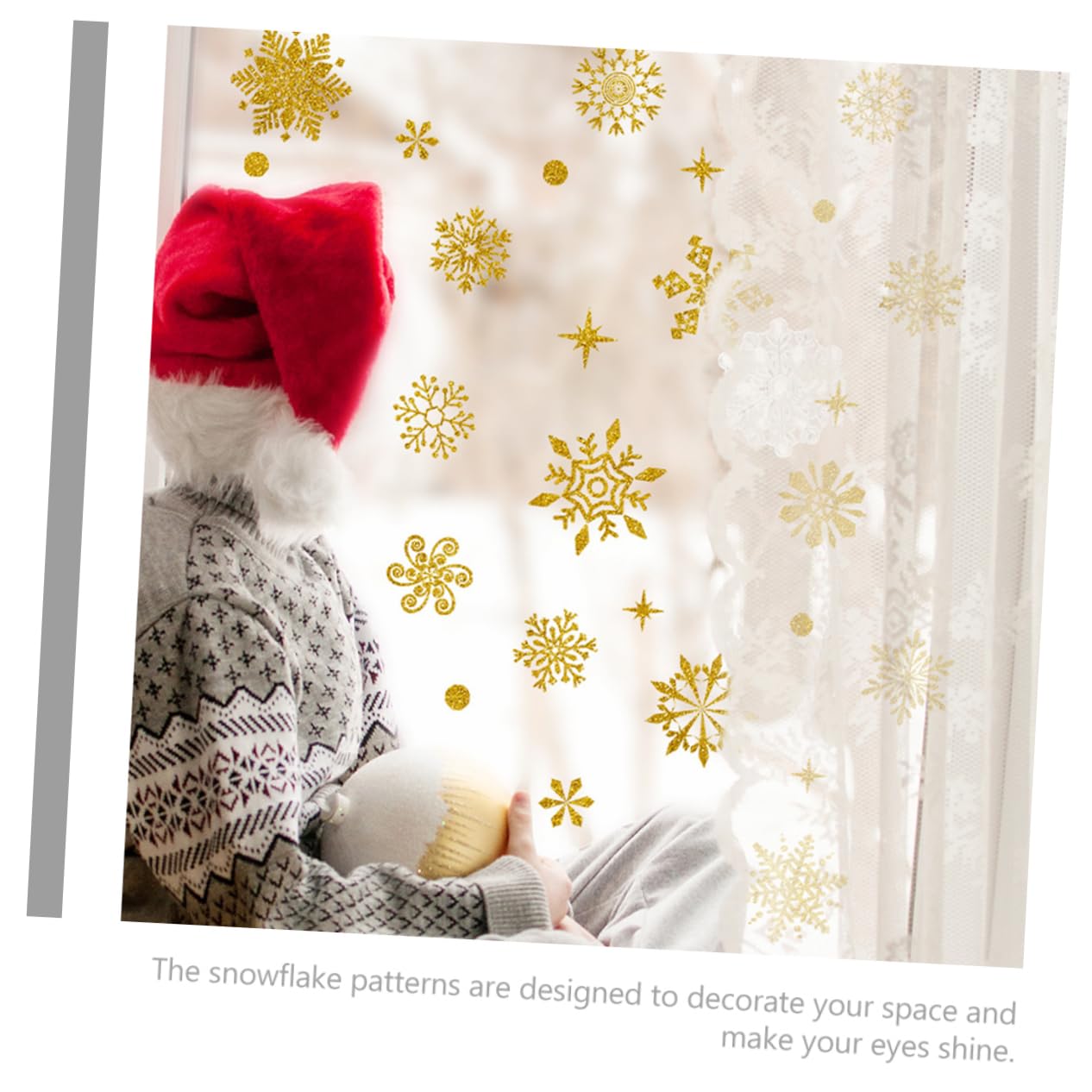 Cabilock 3 Set Adesivi Decorativi Per Finestre Natalizi Statici Vista Facili Da Installare Adatti Per Decorazioni Domestiche E Festive 6 Fogli*3