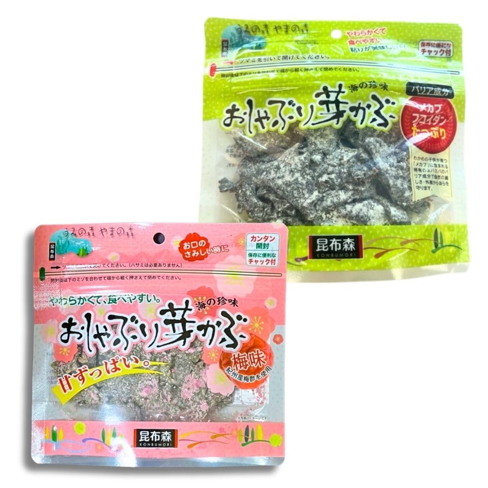 Amazon | 昆布森 おしゃぶり芽かぶ 梅味 めかぶ わかめの根元 保存に