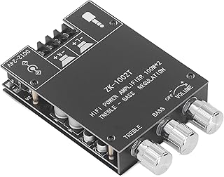 DC12‑24V Audio Power Amplifier Module Bluetooth Power Amplifier Board 100W Bluetooth 5.0 Dual Channel Audio Power Amplifier Board Stereo Audio Receiver Board