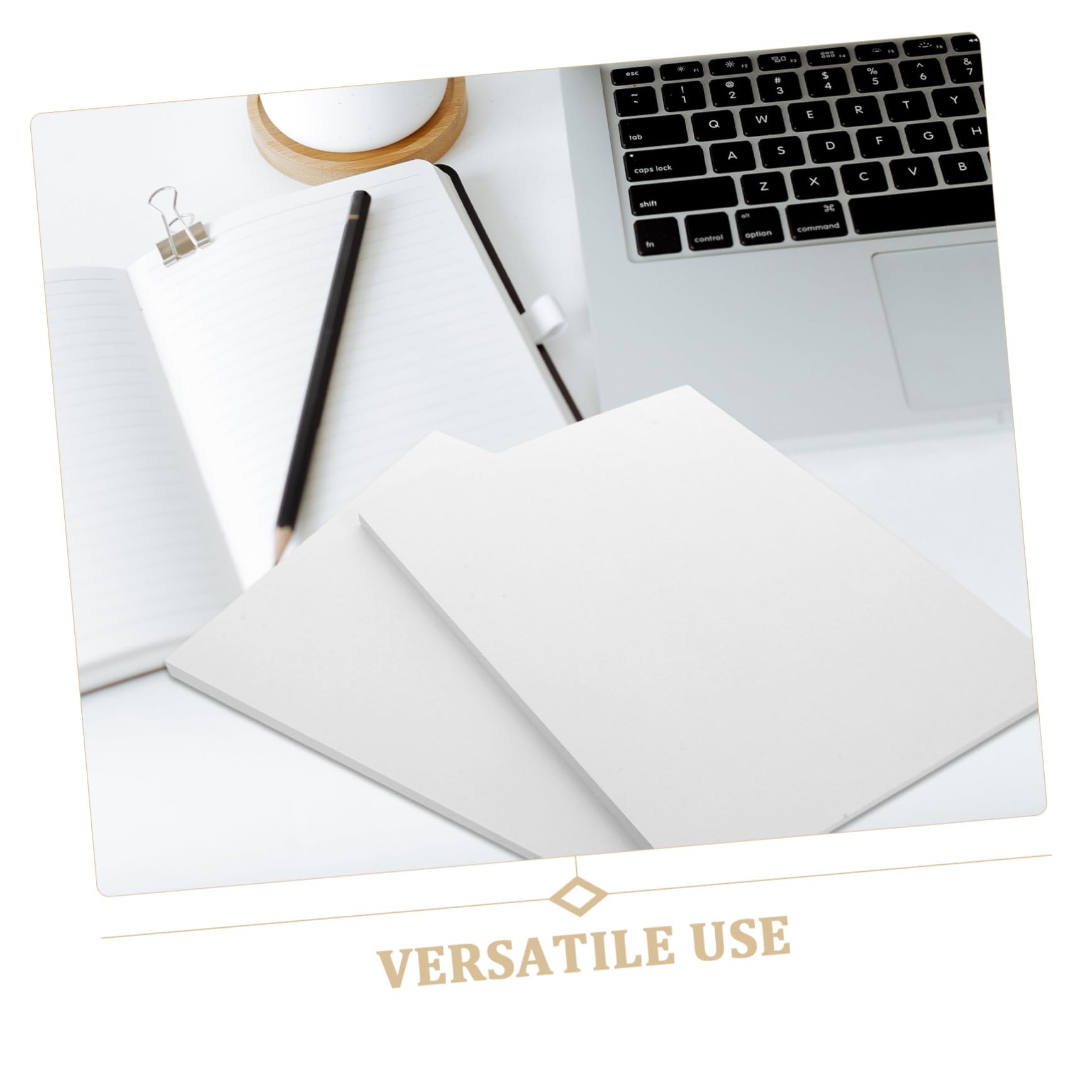 Weißes Kartonpapier A4, 90 Blatt Biegfest und Reißfest für Drucken Zeichnen Einladungen Karten Büro und Selbstgemacht Projekte