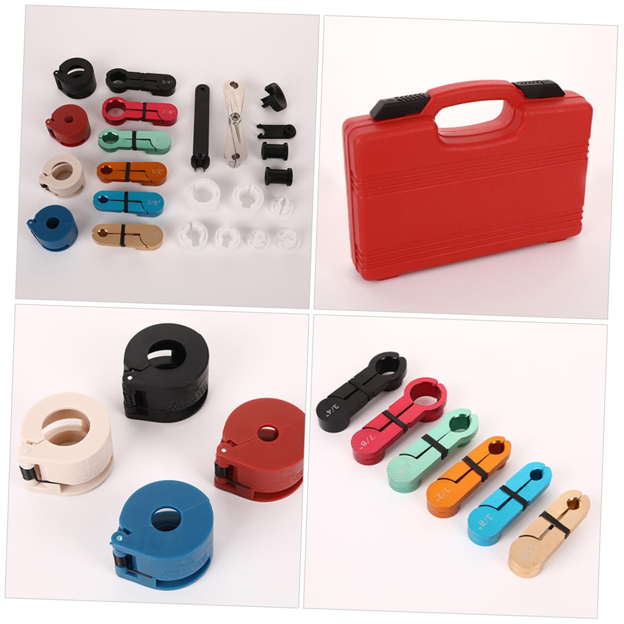 MUCKLILY 22pc Car Air Conditioner Removal Tools Set Fuel Line Disconnect for Mechanics Easy Operation