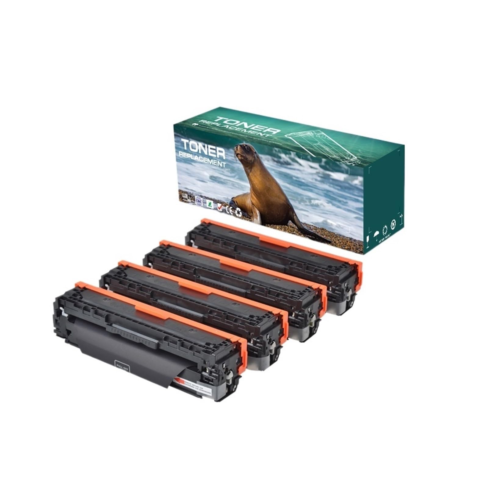 Qualicom Con Cartuccia Toner Compatibile Con Chip, For CANON I-SENSYS,