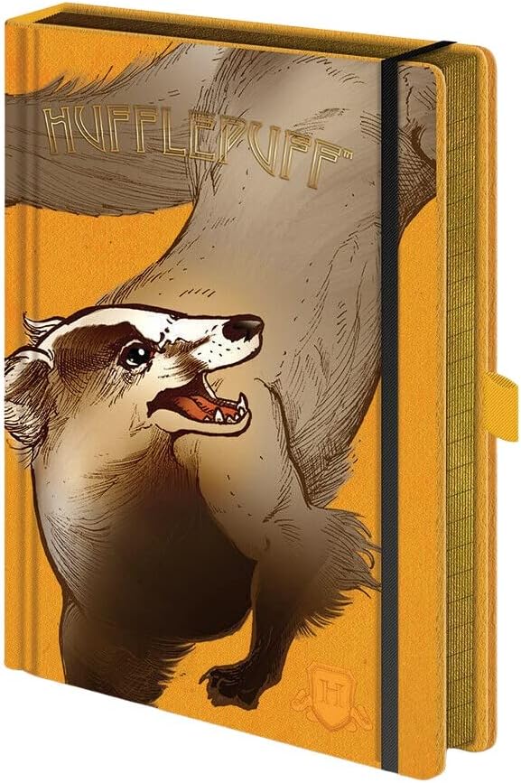 Toys & Gamers Harry Potter | INTRICATE HUFFLEPUFF | A5 Notebook | Officially Licensed