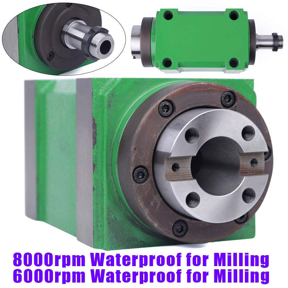 Buy Milling Machine, BT30 Taper Spindle Unit 724 Power Head 3000 6000