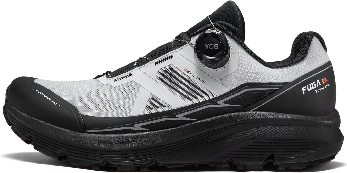 KAILAS Men's FUGA EX BOA Trail Running Shoes Non-Slip Lightweight Jogging Shoe Walking Hiking Outdoor Footwear Sport Sneakers