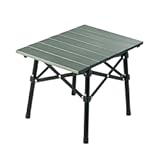 Portable Camping Table&comma; Aluminium Folding Table&comma; Ultralight Camp Table Small Table for Camping Hiking Backpacking Outdoor Picnic