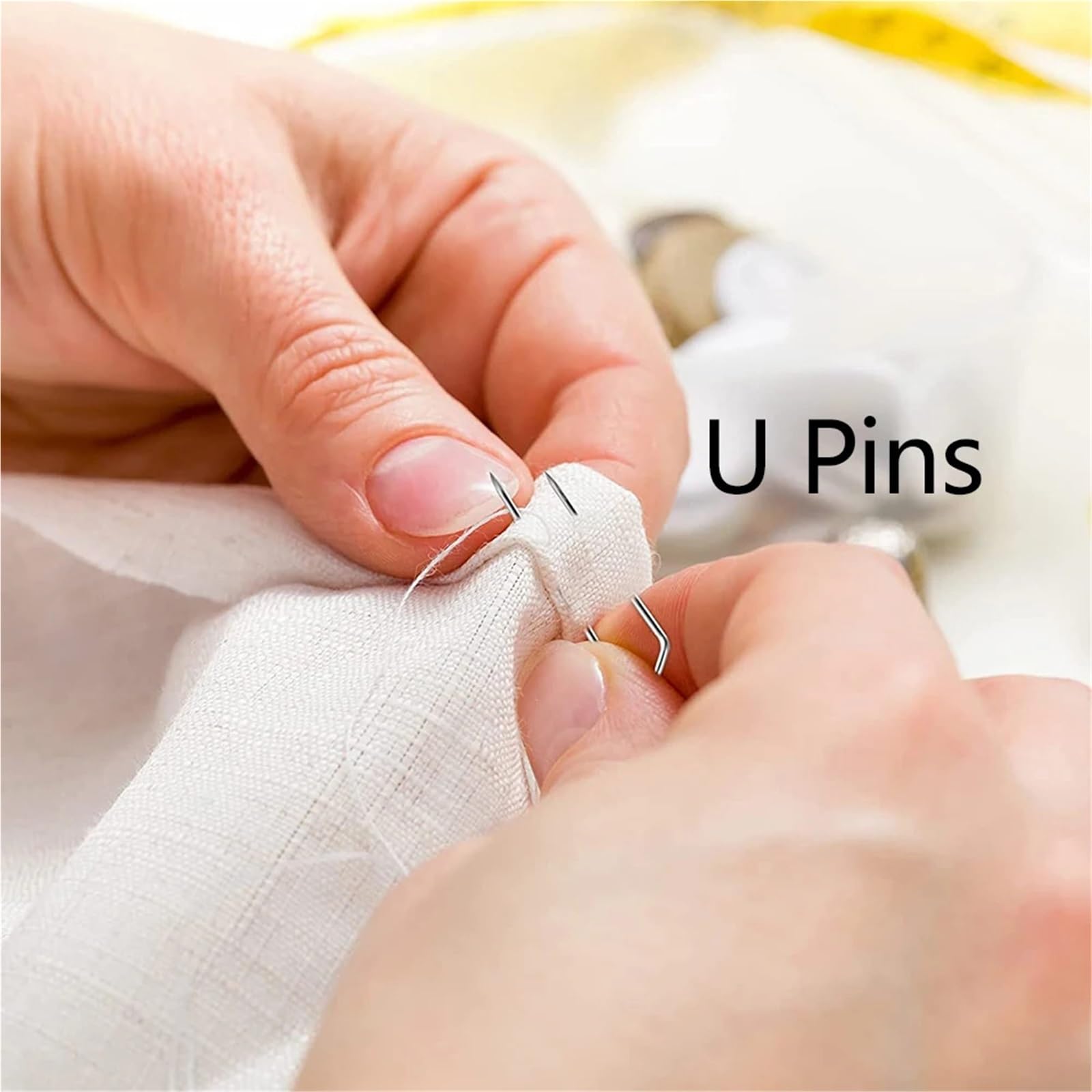 U-Pins U Pin Craft Widelec Podwójne Blokowanie Stal Nierdzewna Szycie Proste Do Biżuterii Domu (200 SZTUK)