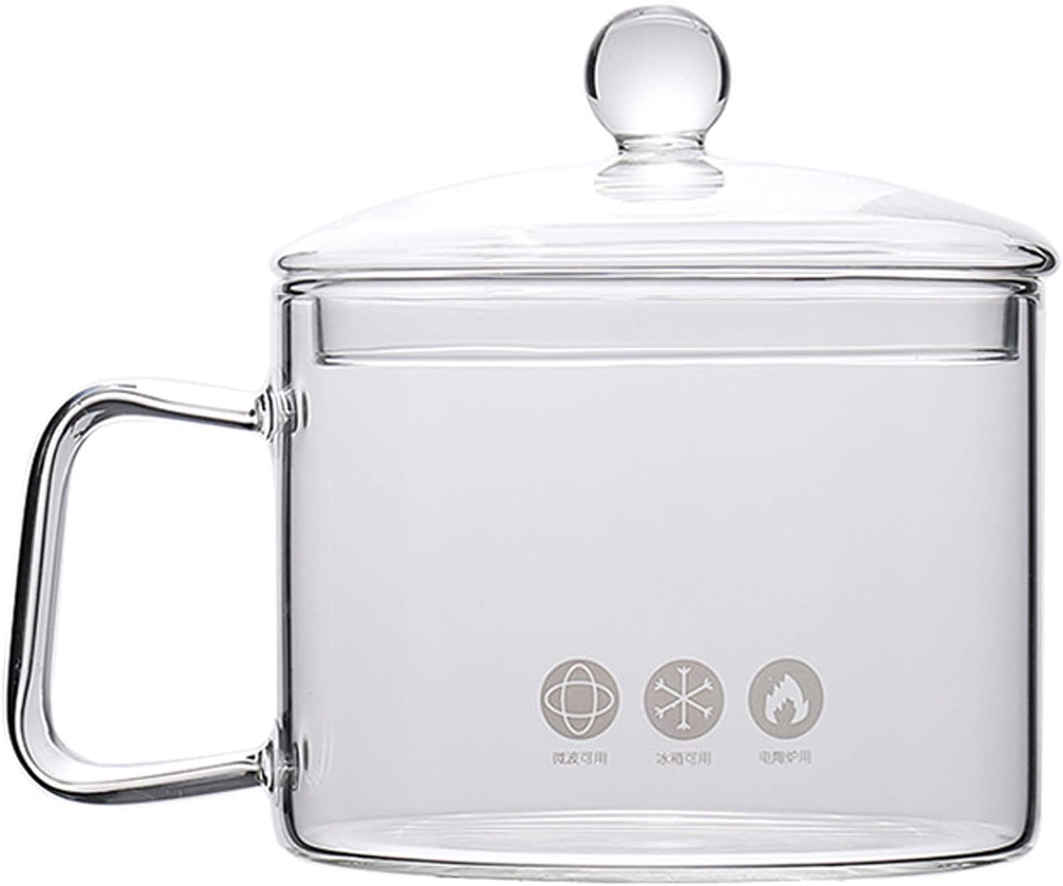 Clear Glass Cooking Pot Glass Saucepan Glass Cooking Pot Glass Saucepan