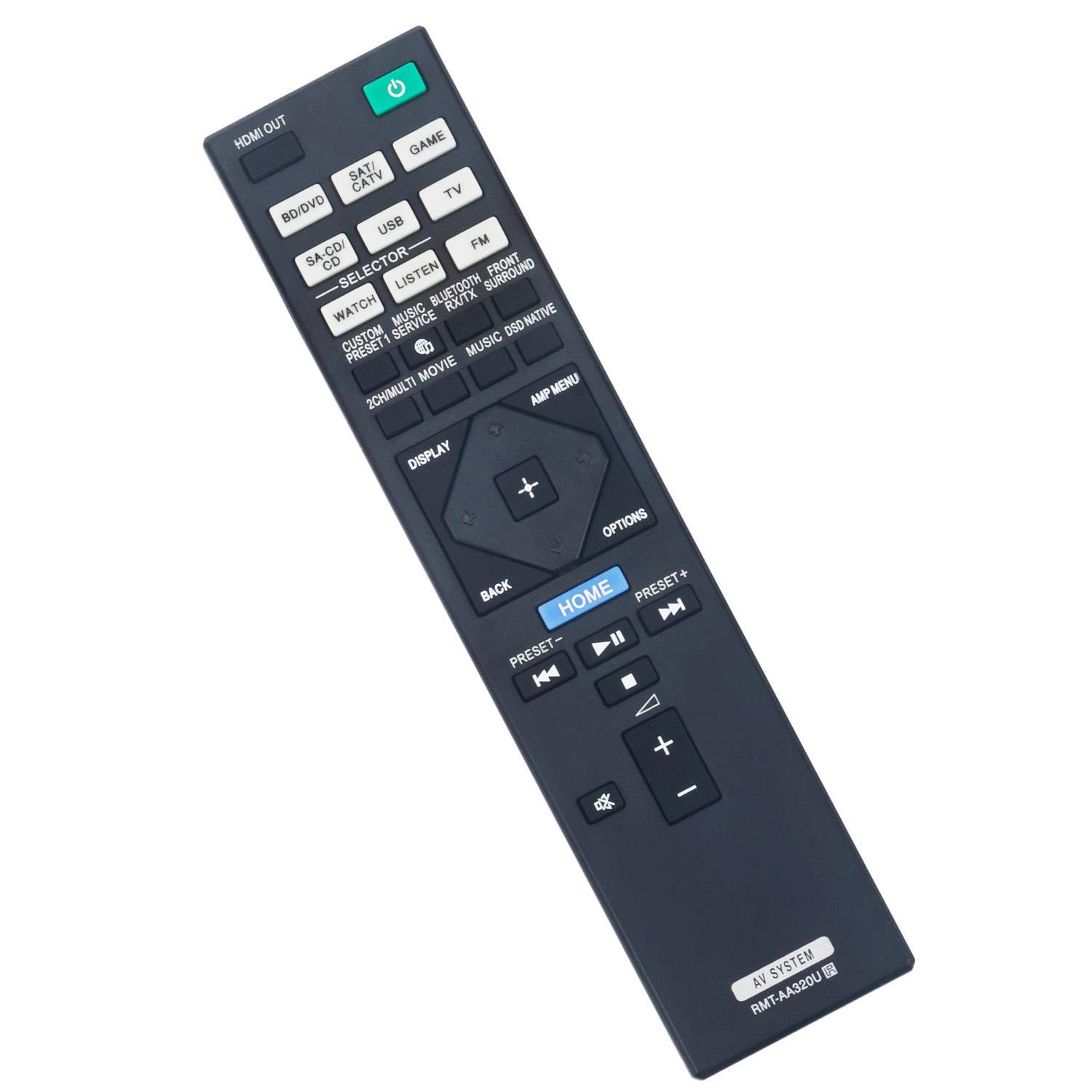 [保証あり] SONY ソニー リモコン　Rmt-AA320U Amazon.com: RMT-AA320U Replacement Remote Control Applicable for