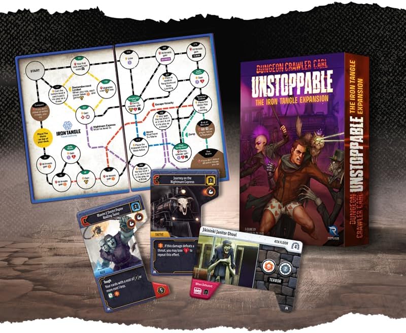 Dungeon Crawler Carl Unstoppable The Iron Tangle Expansion'