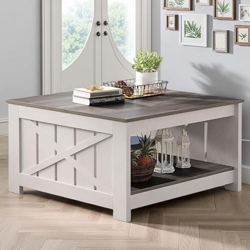 YITAHOME Coffee Table Farmhouse Coffee