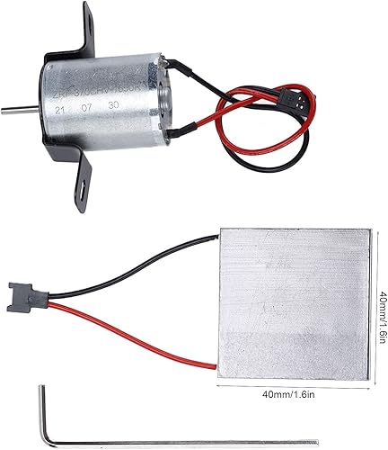 Miniatura 3 de Grupos electrógenos de ventilador de chimenea, motores de ventilador termodinámico para el hogar, kits de motor de espera para ventilador de