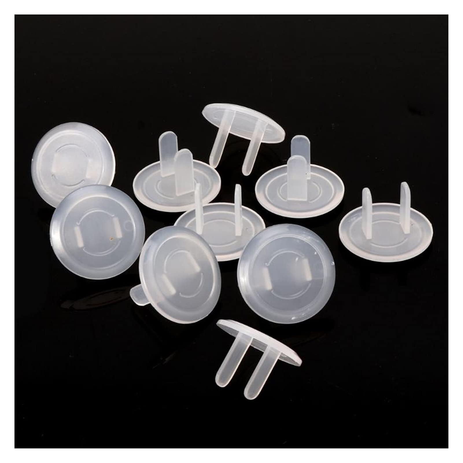 Copriprese di Sicurezza per Bambini in Materiale ABS - Protezione Duratura, Design Anti-Allentamento per Uso Adulto Facile, Adattamento Perfetto a Prese Standard(50pc)