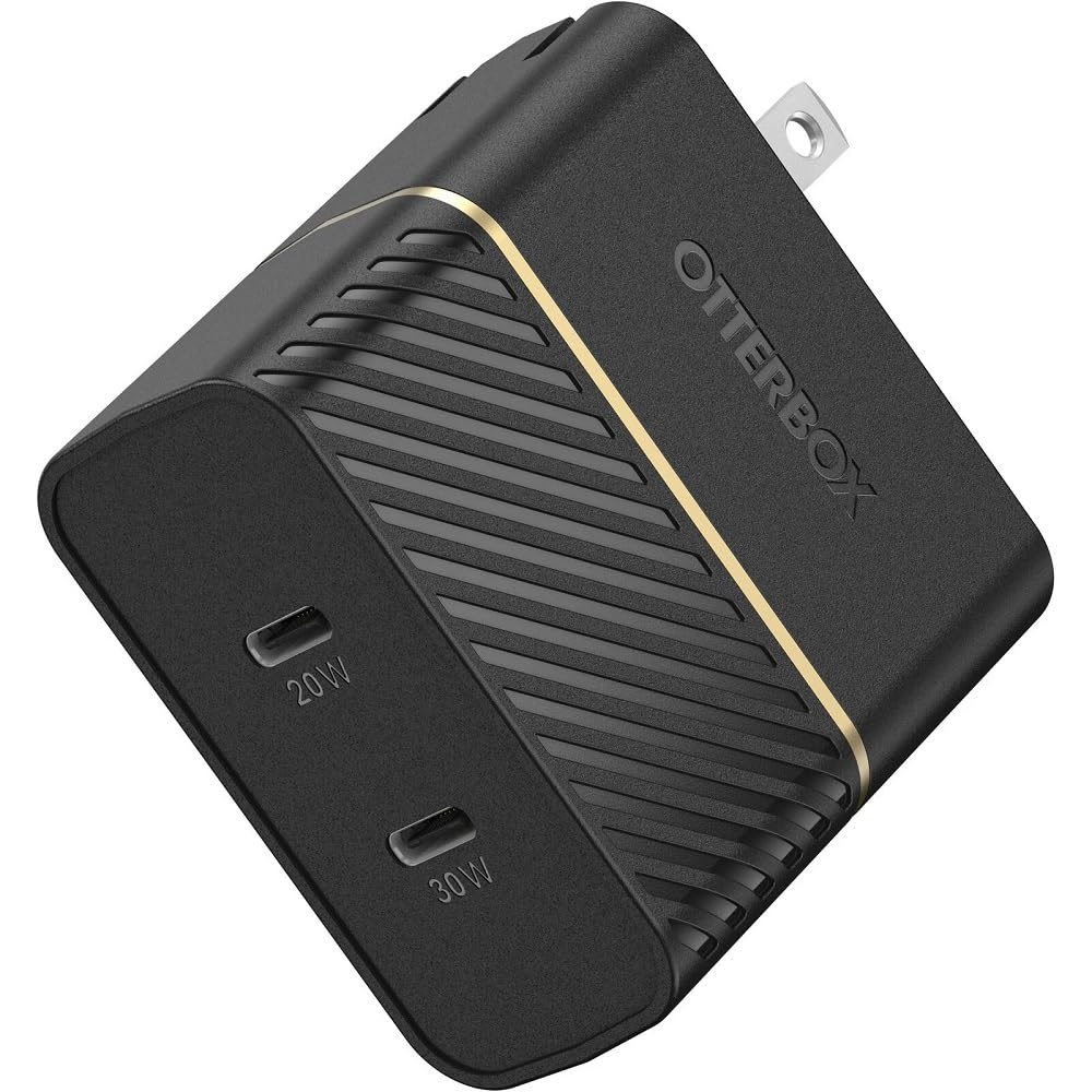 OtterBox Fast Charge USB Wall Charger 50W Combined - Black
