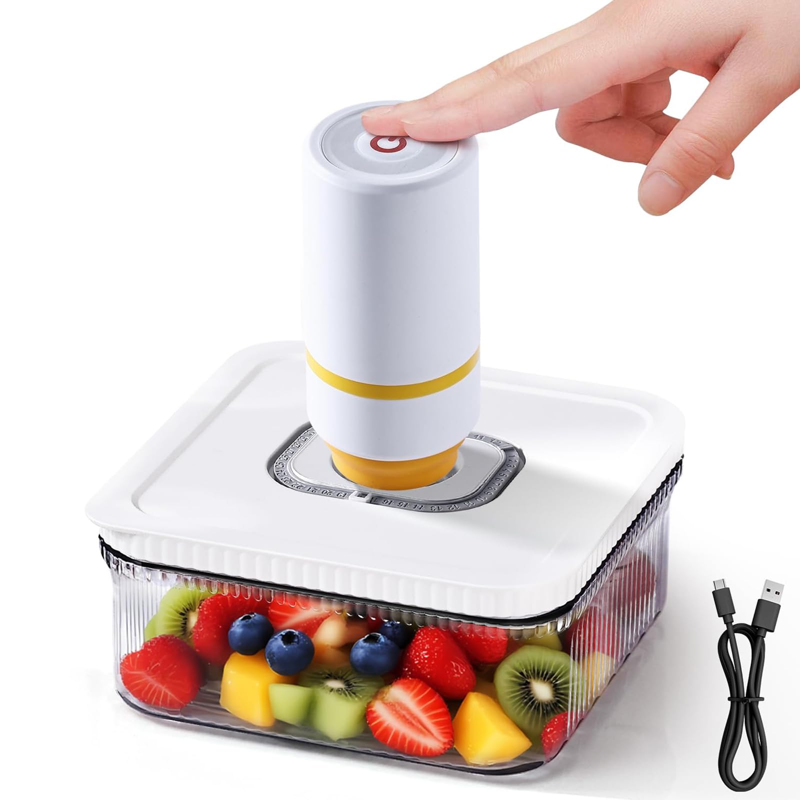 真空保存容器 Amazon｜PACKLYX真空保存容器 自動真空 保存容器 1.2L ABS食品級素材