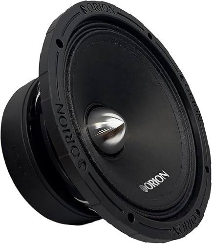 Miniatura 2 de Orion XTR XTX858 - Altavoces tipo bala de alta eficiencia de 8 pulgadas de rango medio, 1600 W de potencia máxima, 400 W RMS, 8 ohmios, bobina de