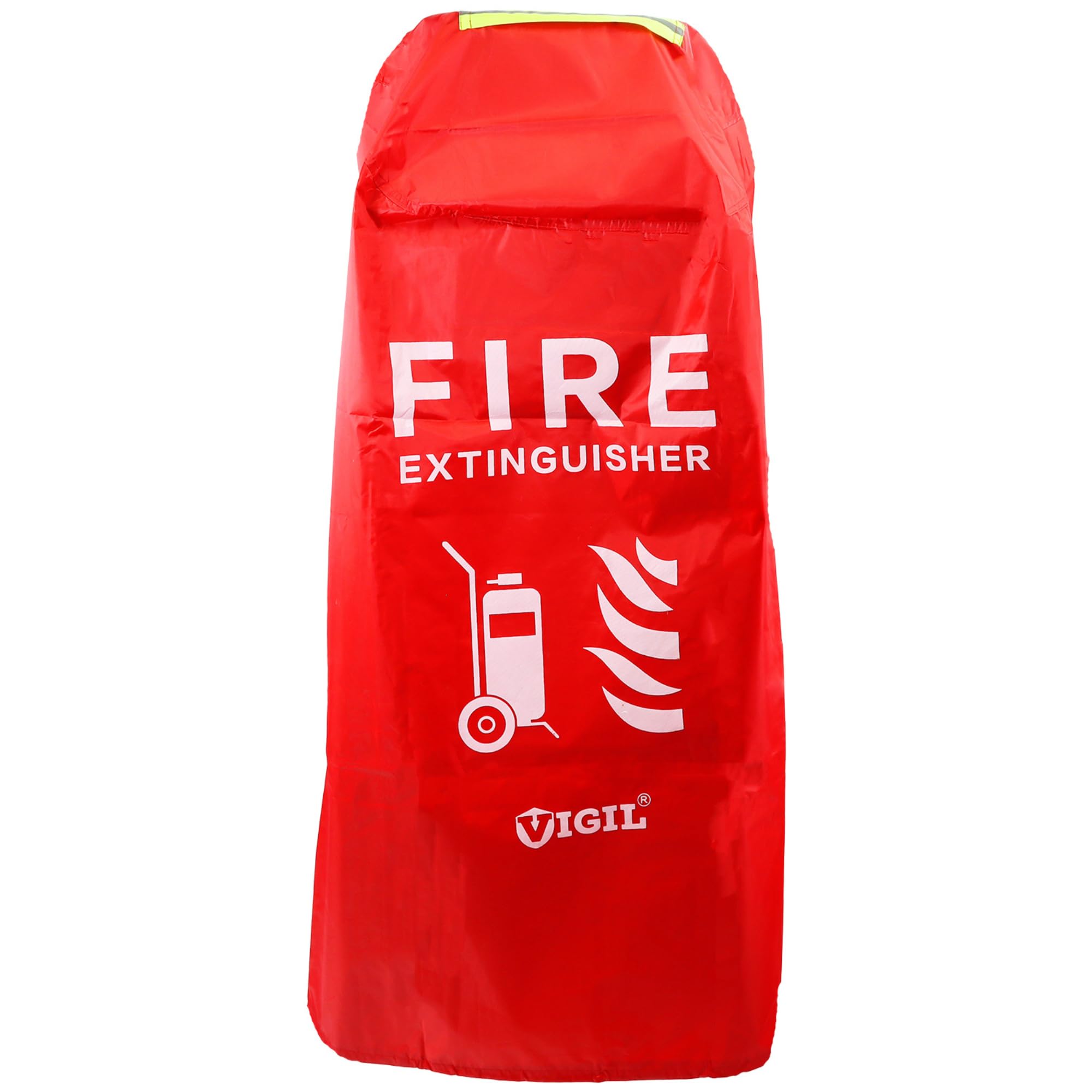 Vigil Wheeled Fire Extinguisher Cover - Suitable for 50kg/50 Litre Foam and Powder Extinguishers