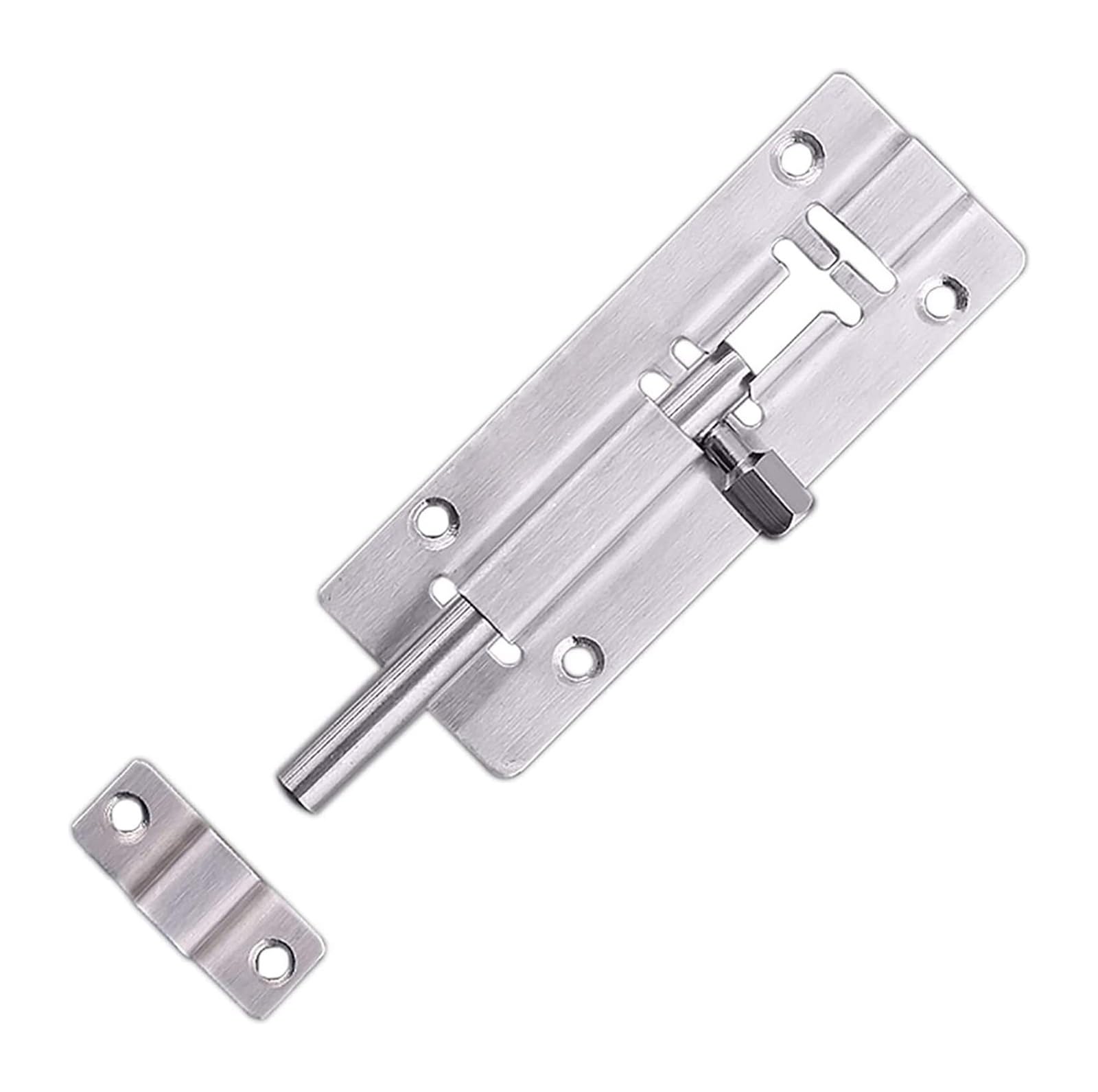 Ndlhxkfrp One Color Rotate Bolt Latch Lock, Gate Door Lock Bolt Stainless Steel Sliding Barrel Latch 4 Pack Multiple Sizes(4 Inches)