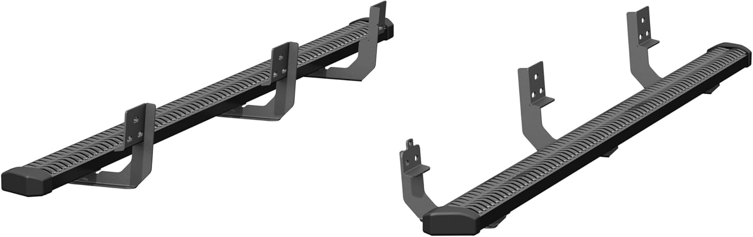 Aries 2559006 SlimGrip 5" x 88" Black Aluminum Running Boards, Fits Select RAM 1500, 2500, 3500, 4500, 5500