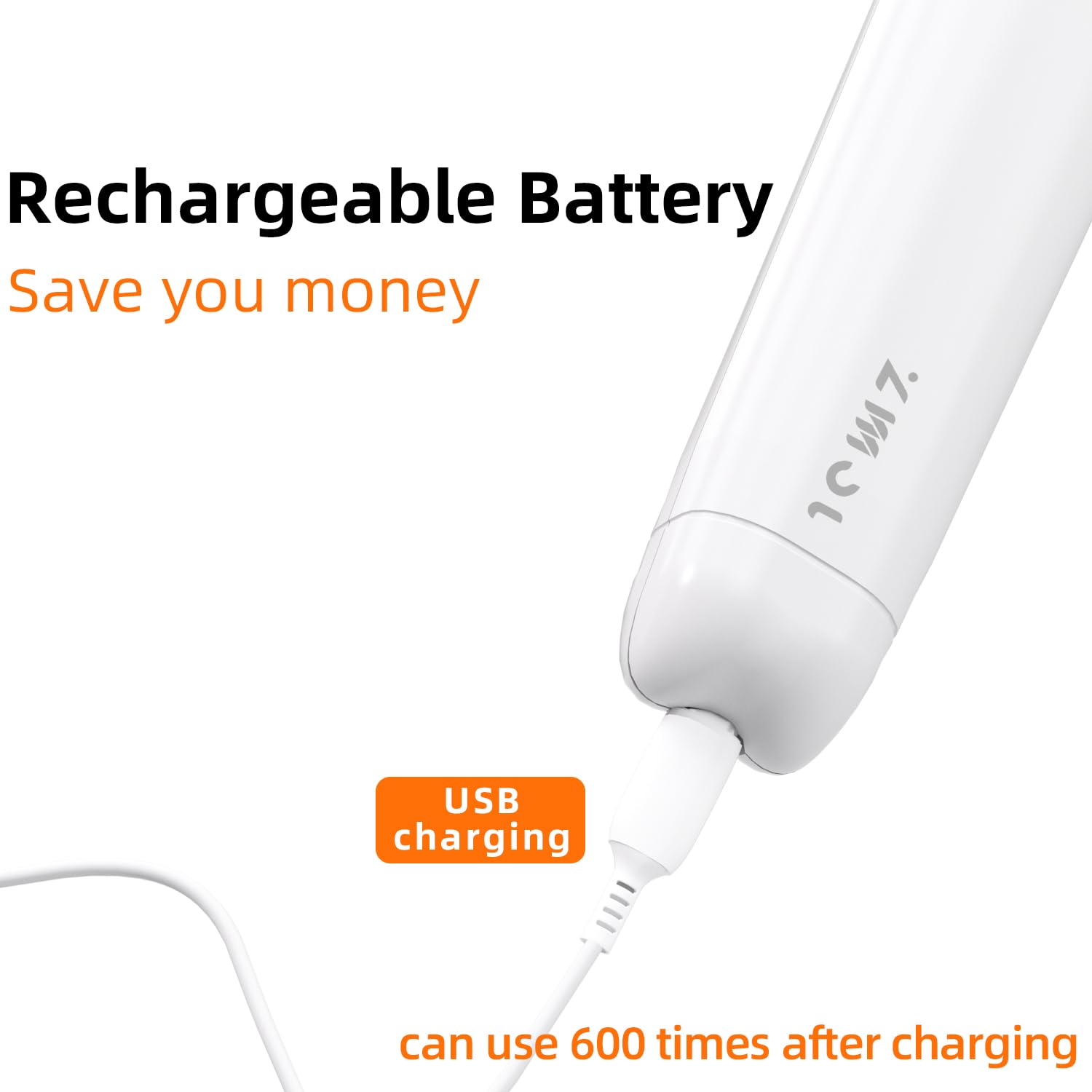 Gomme électrique pour artistes, 140 recharges de gomme, gomme électrique rechargeable pour dessin (blanc)
