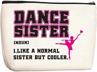 Big Sister Gift Dance Gifts Dance Recital Gifts for Little Girls Gift for Sister Ballet Dancer Gift Dancing Gift for Dance Lover Dance Team Dance Stuff Makeup Bag Dance Competition Essentials